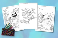 Witch Coloring Pages for Kids (Cute, Spooky, and Totally Free)