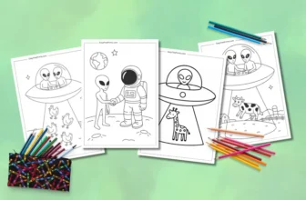 Cool Alien Coloring Pages for All Ages