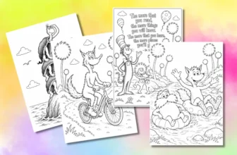 Dr. Seuss Coloring Pages (Free Printable PDF!)