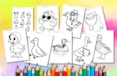 Duck Coloring Pages to Download