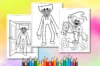 Huggy Wuggy Coloring Pages to Print