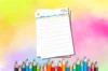 Free Beach-Themed Writing Paper Printable