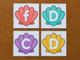 Free Beach Letter & Number Sorting Printable Activity