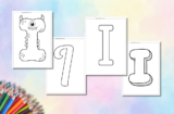 Bubble Letter I Printable (Free!)