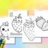 Printable Banana Coloring Pages