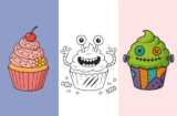 Cupcake Coloring Pages Printables for All Ages