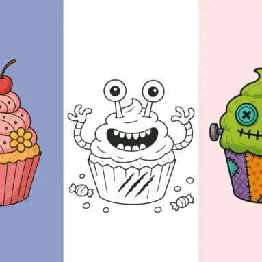 Cupcake Coloring Pages Printables for All Ages