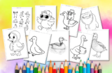Duck Coloring Pages to Download