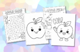 Apple Coloring Pages