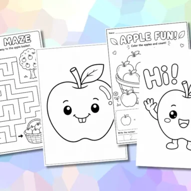 Apple Coloring Pages